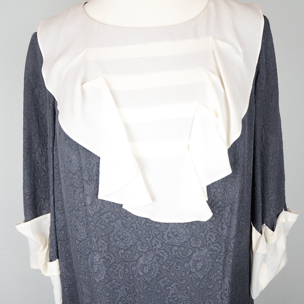 3.1 Philip Lim Charcoal Jacquard Shift Dress